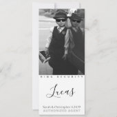 Beste Ring Bearer jemals Foto Cards Save The Date (Vorderseite)