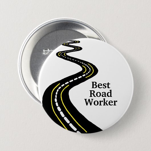 Beste Road Worker-Schaltfläche Button (Vorne & Hinten)