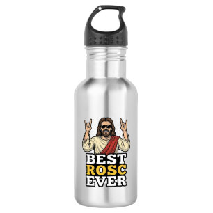 Beste Rosc Aller Zeiten Vintage Rock Hand Religiös Edelstahlflasche