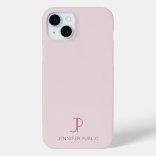 Beste Rose Gold Moderne, stilvolle Monogram Vorlag Case-Mate iPhone Hülle