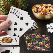 Beste Rosen-Blumengarten-Geburtstagsfeier Spielkarten (In Situ)