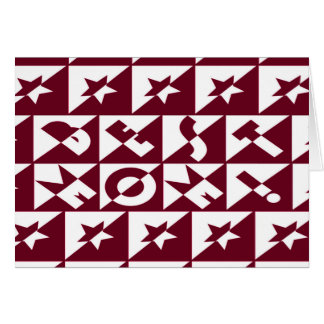 Beste Rot-Weiß-Mama mit Sternen