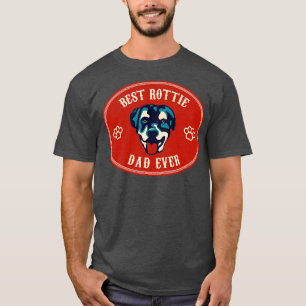 Beste Rottie Vater je Rottweiler Hund Liebe T-Shirt