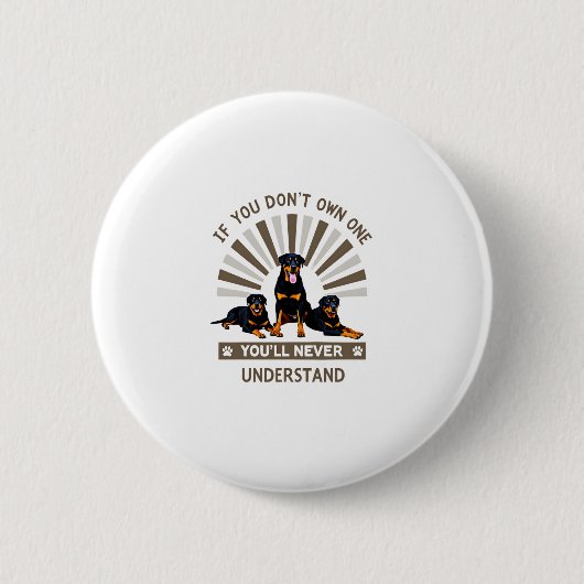 Beste Rottweiler Kunst für Männer Frauen Kinder Ro Button (Vorderseite)