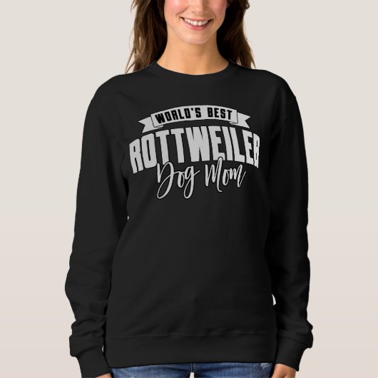Beste Rottweiler-Mama Sweatshirt (Vorderseite)
