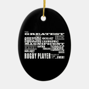 Beste Rugby-Spieler-bestster Rugby-Spieler Keramikornament
