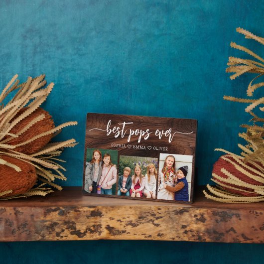 Beste rustikale Pop Großoper FotoCollage Fotoplatte (Seite)