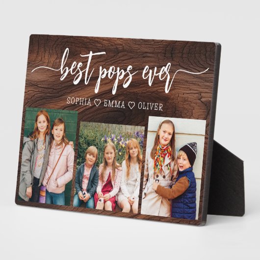 Beste rustikale Pop Großoper FotoCollage Fotoplatte (Seite)