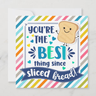 Beste Sache seit geschnittenem Brot Lehrer Anerken Karte