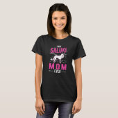 Beste Saluki-Mama je T-Shirt (Vorne ganz)