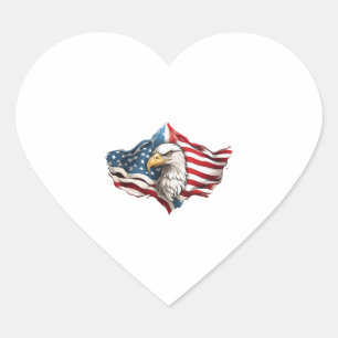 Beste Sammlung amerikanischer Flaggen Herz-Aufkleber