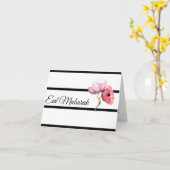 beste schicke Aquarellmohnblume glückliches eid Karte (Gelbe Blume)