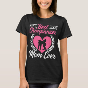Beste Schimpanse-Mama je Schimp Affe Lover Ape Mo T-Shirt