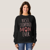 Beste Schimpansen-Mama je Sweatshirt (Vorne ganz)