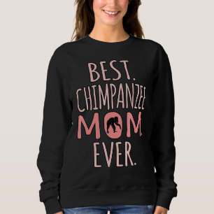 Beste Schimpansen-Mama je Sweatshirt