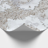 Beste Schneejagd Camouflage Camouflage Geschenkpapier (Ecke)