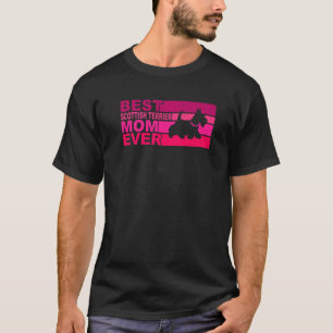 Beste schottische Terrier-Mama je T-Shirt