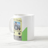 Beste Schulbusfahrer-Fotogeschenke  Kaffeetasse (Vorderseite Links)