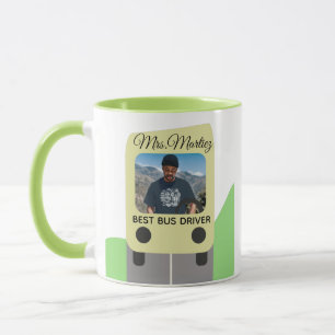 Beste Schulbusfahrer-Fotogeschenke  Tasse