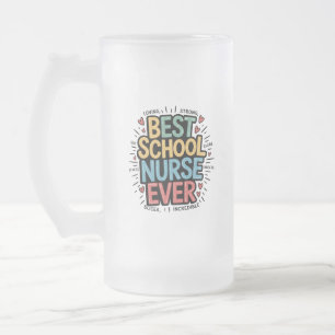 Beste Schulkrankenversorgung je Mattglas Bierglas