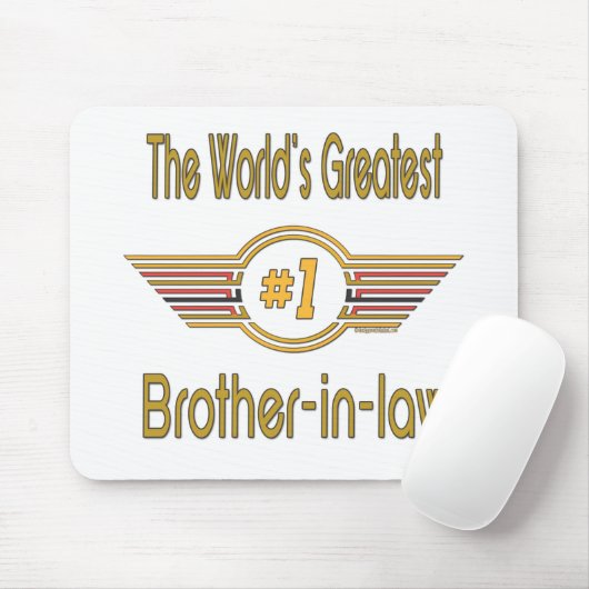 Beste Schwager-Geschenke Mousepad (Mit Mouse)