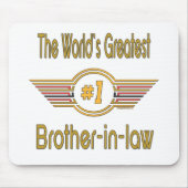 Beste Schwager-Geschenke Mousepad (Vorne)