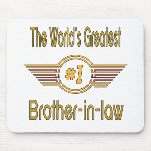 Beste Schwager-Geschenke Mousepad (Vorne)