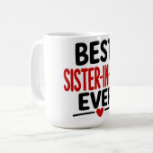 Beste Schwägerin Kaffeetasse (Vorderseite Links)