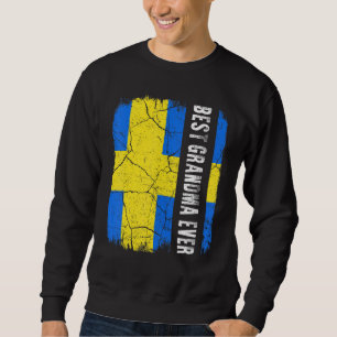 Beste schwedische Oma je Schweden Tag der Mutter F Sweatshirt