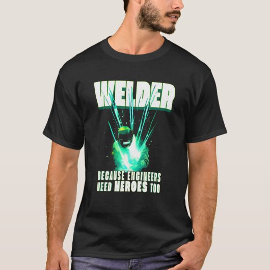 Beste Schweißer Männer Vater MIGTIG Schweißmetalla T-Shirt (Vorderseite)