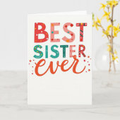 Beste Schwester Aller Karte (Gelbe Blume)