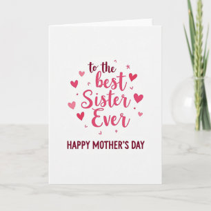 Beste Schwester Aller Muttertagskarte Karte