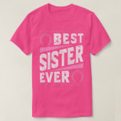 Beste Schwester Ever Horseback Reitsport T-Shirt (Design vorne)