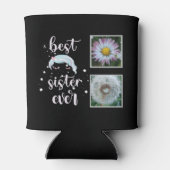 Beste Schwester-Fotovorlage Dosenkühler (Rückseite)