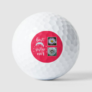 Beste Schwester-Fotovorlage Golfball