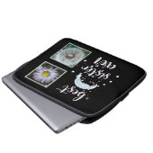 Beste Schwester-Fotovorlage Laptopschutzhülle (Vorne Knopf)