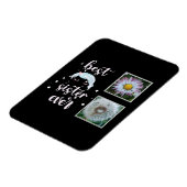 Beste Schwester-Fotovorlage Magnet (Linke Seite)