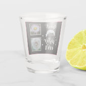 Beste Schwester-Fotovorlage Schnapsglas (Rückseite)