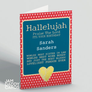 Beste Schwester im Jura zum Geburtstag Karte