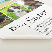 Beste Schwester je 6 Foto Collage Moderne Sherpadecke (3/4)