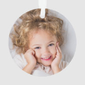 Beste Schwester je | Burgundy Boho Floral Foto Ornament (Rückseite)