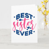 Beste Schwester je Karte (Gelbe Blume)