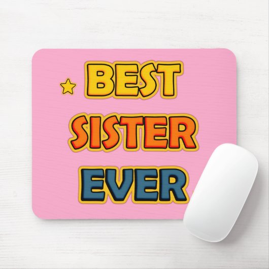 Beste Schwester je Mousepad (Mit Mouse)