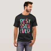 Beste Schwester je Muttertag T-Shirt (Vorne ganz)