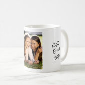 Beste Schwester je Personalisiertes Foto Kaffeetasse (VorderseiteRechts)