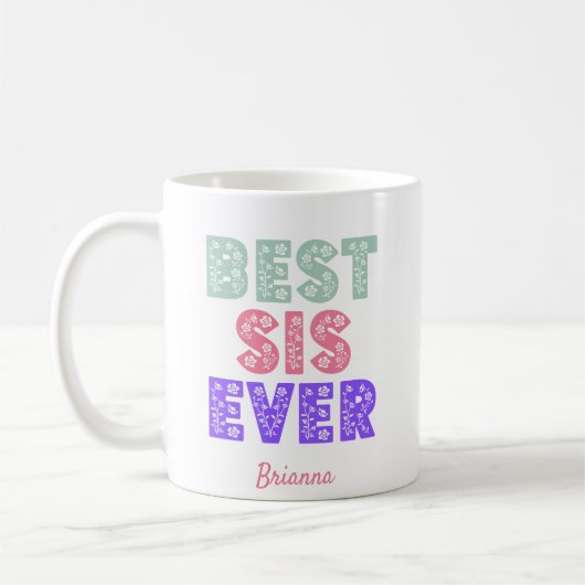 Beste Schwester je Tasse (Links)