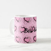 Beste Schwester Kaffeetasse (Vorderseite Links)