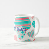 Beste Schwester Kaffeetasse (VorderseiteRechts)