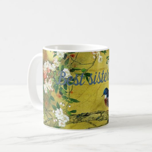 Beste Schwester Kaffeetasse (Vorderseite Links)