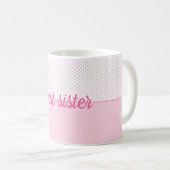 Beste Schwester Kaffeetasse (VorderseiteRechts)